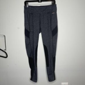 Kerrits Riding Pants Womens Medium Gray Equestrian Full Seat Breeches Stretch